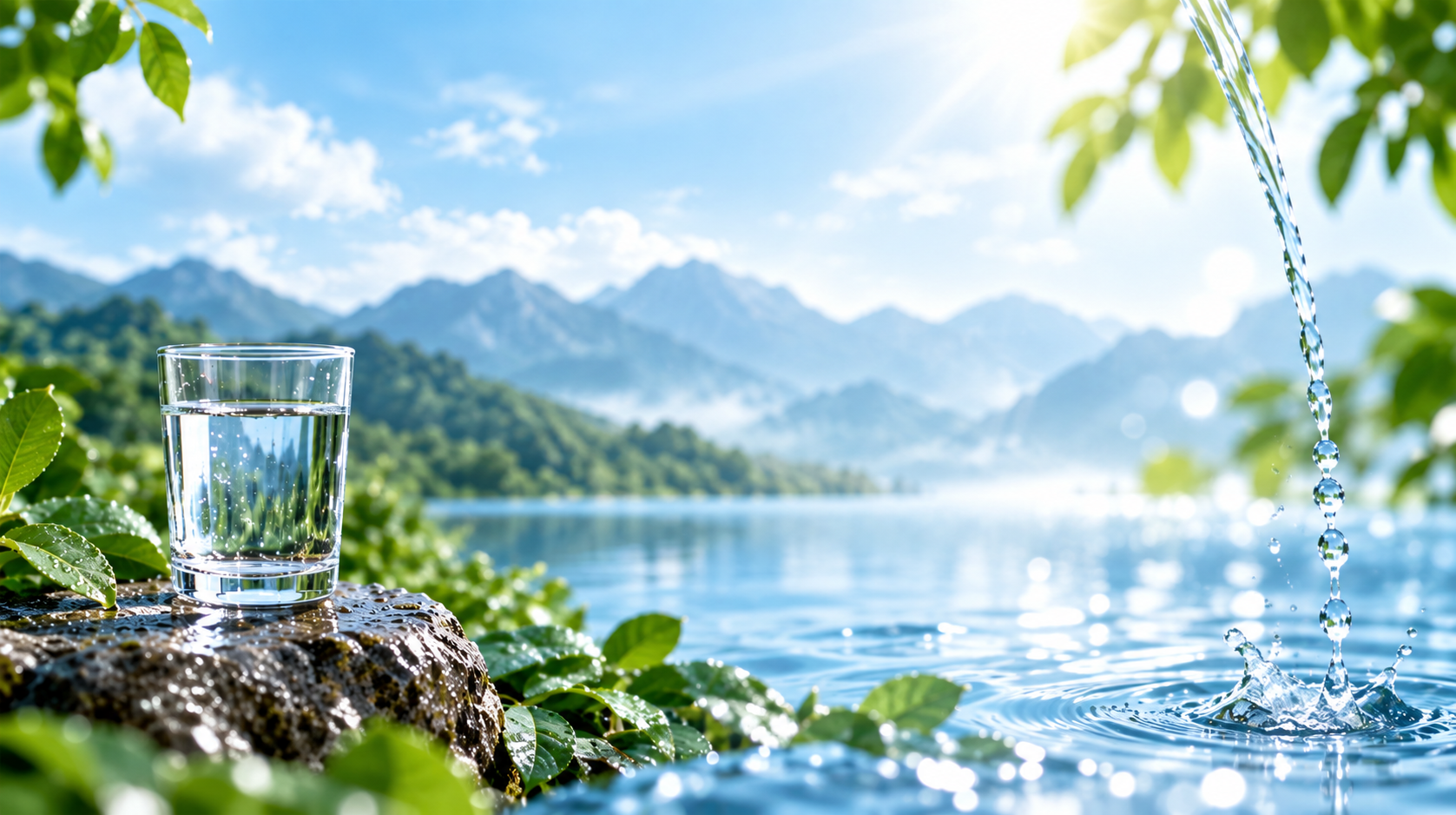 湖泊與純淨飲水